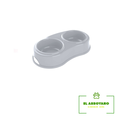 COMEDERO DOBLE 35CM